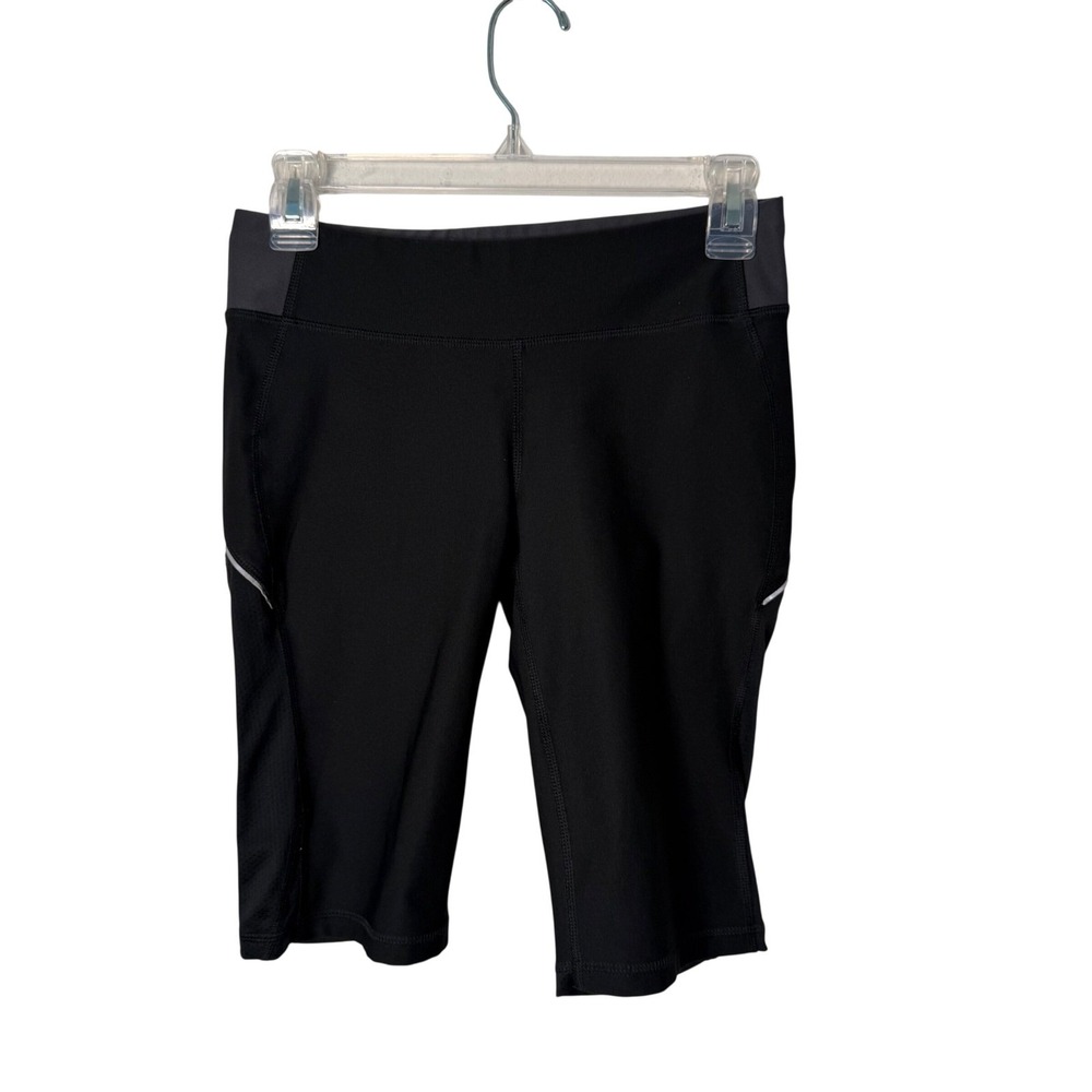 Lucy Tech Activewear Running Bike Shorts Womens XS Black Reflective Pocket